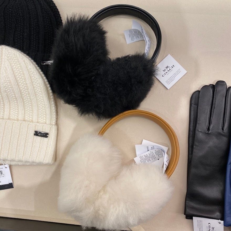 モコモコが可愛い COACH◇シアリング イヤー マフ 7371 (Coach