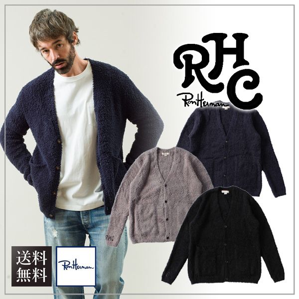 送料無料】Ron Herman ロンハーマン Solid Pocket Cardigan (Ron