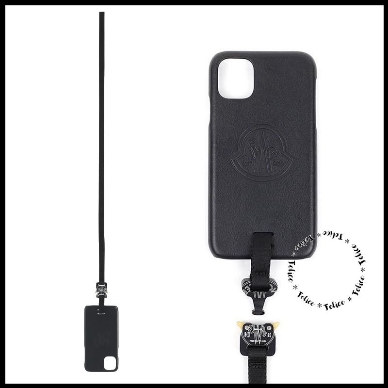 MONCLER】 ネックストラップ付き iPhone 11 カバー (MONCLER/iPhone