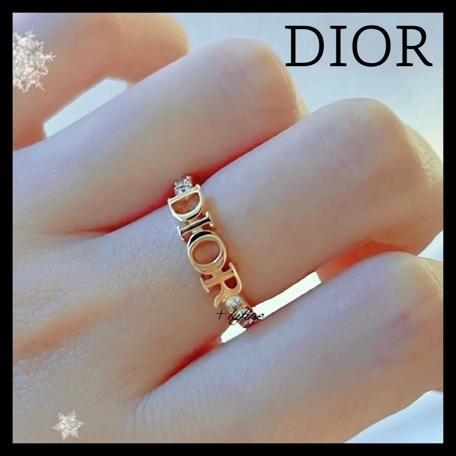 プレゼントにぴったり♡重ね付けしてもOK！】DIOR リング (Dior/指輪