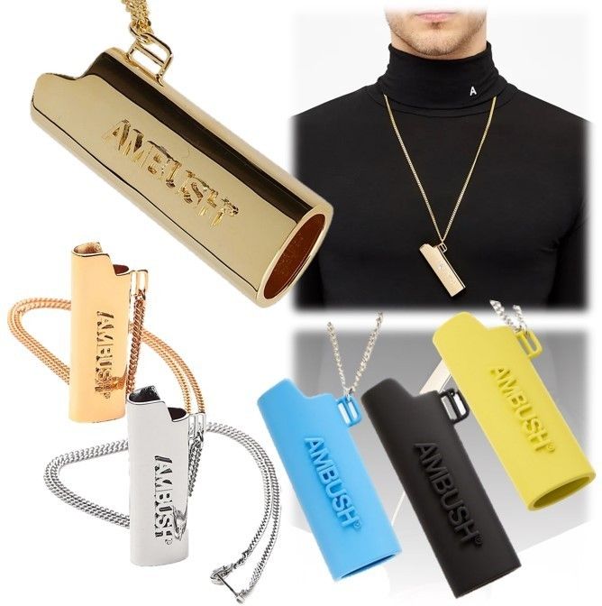 全5色 AMBUSH アンブッシュ ロゴ ライターケース ネックレス (AMBUSH