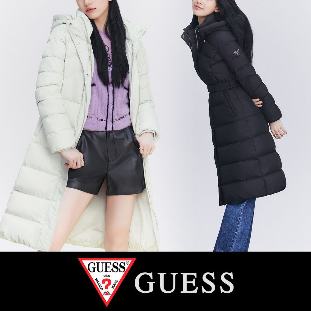 GUESS】◇ベルト付き グースダウン◇正規品◇送料無料◇ (Guess/ダウン
