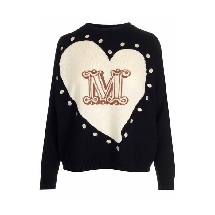 関税送料込】MAX MARA☆ ハートモチーフ ニット PANARIA (Max Mara