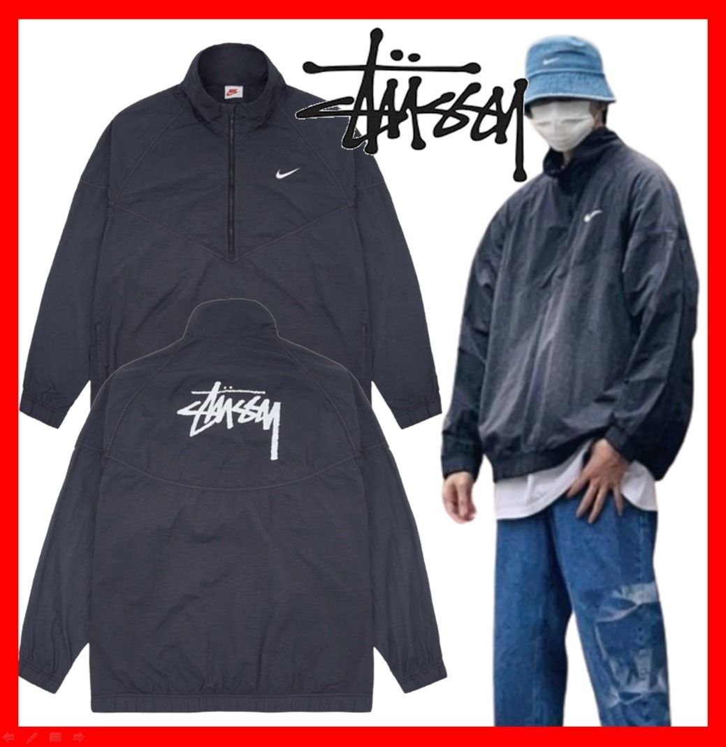 ☆人気☆【Nike x Stussy】☆Windrunner Jacket Off Noir☆ (STUSSY