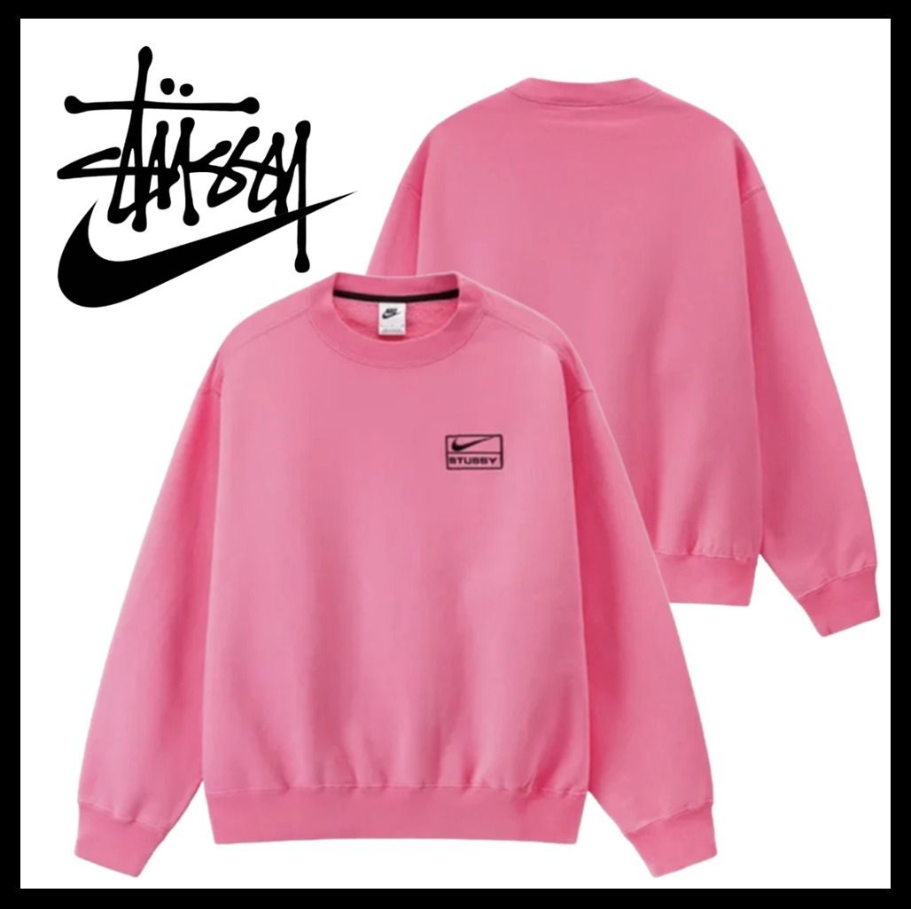 ☆関税込☆Stussy☆Nike x Stussy NRG Washed Fleece Crewneck (STUSSY