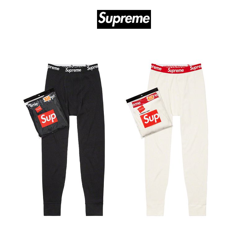 Supreme ヘインズ サーマル パンツ Hanes Thermal Pant (Supreme