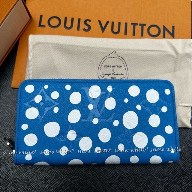 明日着 限定 LVモノグラムx草間彌生コラボ 長財布 ZIPPY WALLET (Louis