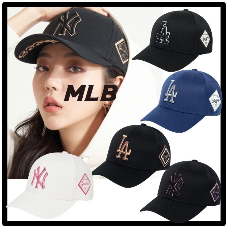☆関税込☆MLB☆Diamond Structure Ball cap☆キャップ☆ (MLB Korea