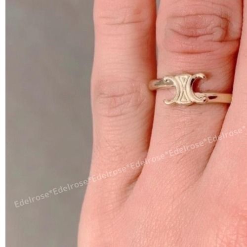 CELINE】セリーヌ トリオンフ アシンメトリック リング (CELINE/指輪