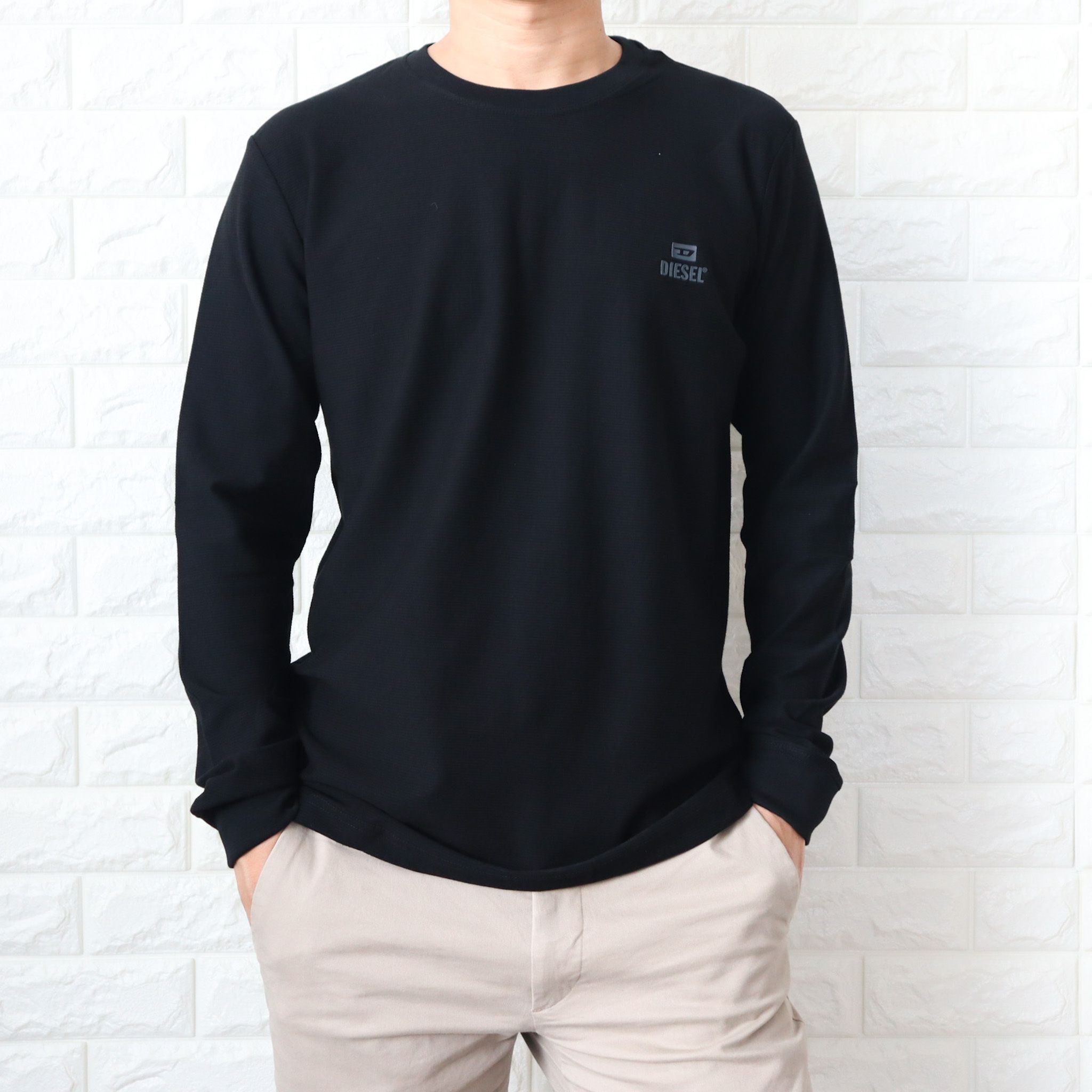 ディーゼル DIESEL 長袖 Tシャツ メンズ ロンT T-DIEGO-LONG-A-R