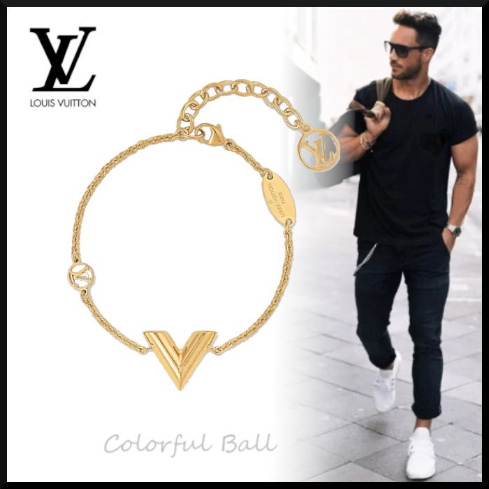 安心国内】Louis Vuitton ブレスレット エセンシャル V (Louis Vuitton