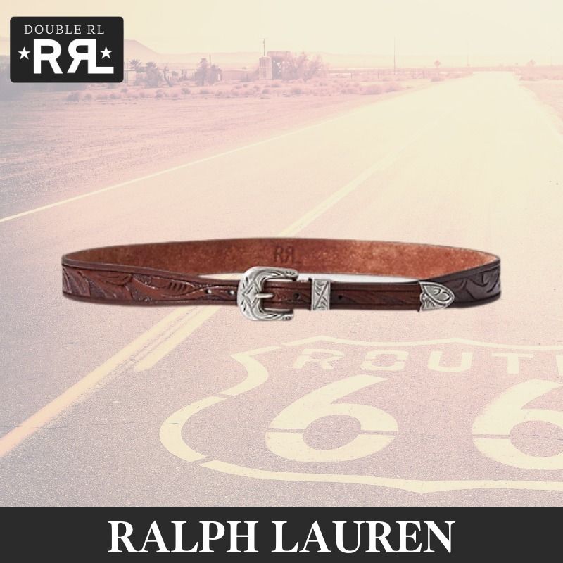 RRL ハットベルト Hand-Tooled Leather Hat Band レザー (RRL