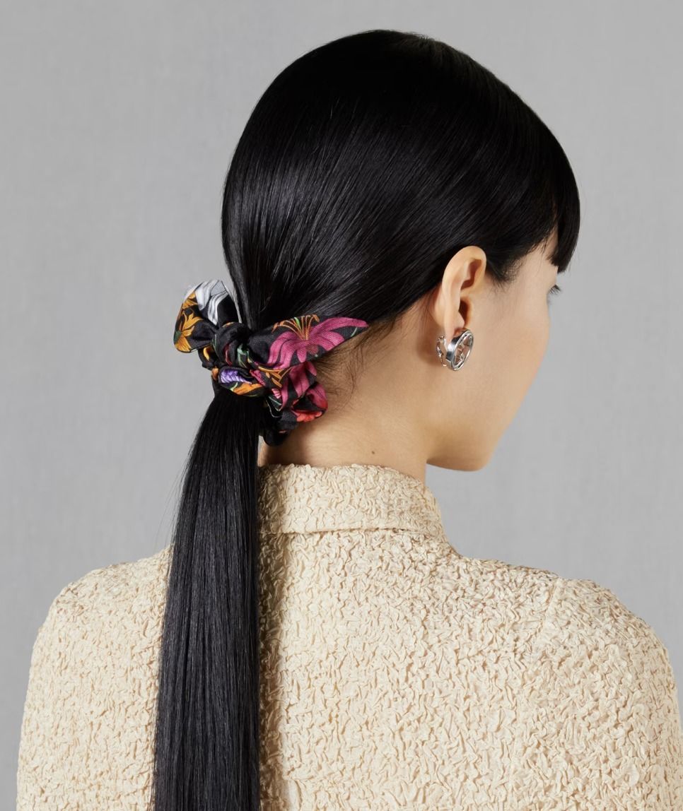 ギフト♪【国内発送☆GUCCI】GGシルク シュシュ セット (GUCCI/ヘア