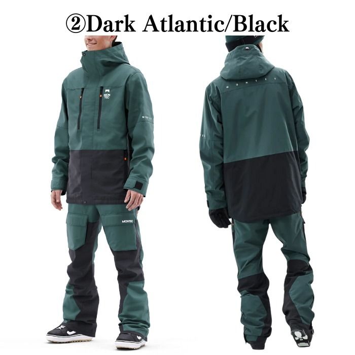 モンテック】Fawkスキー スノボ 上下セット メンズ 日本未入荷 (MONTEC