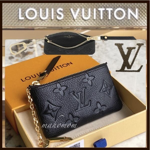 LOUIS VUITTON☆ ギフト◎ レザー 黒 シンプル カードキーケース