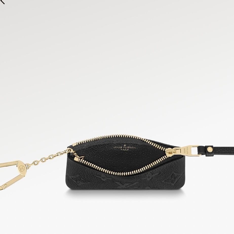 LOUIS VUITTON☆ ギフト◎ レザー 黒 シンプル カードキーケース