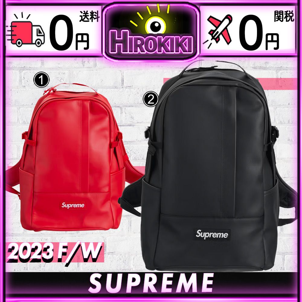 本物保証 /関税・送料無料】Supreme Leather Backpack (Supreme/バック