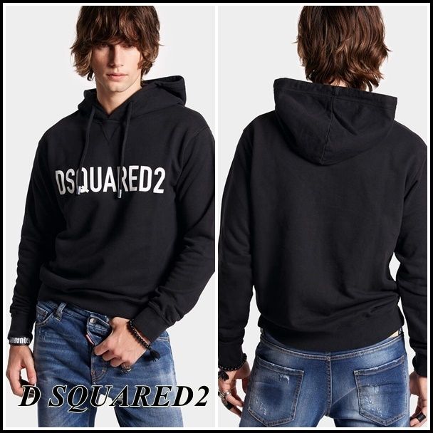 関税込】新作◇DSQUARED2 ディースクエアード◇ロゴ パーカー (D