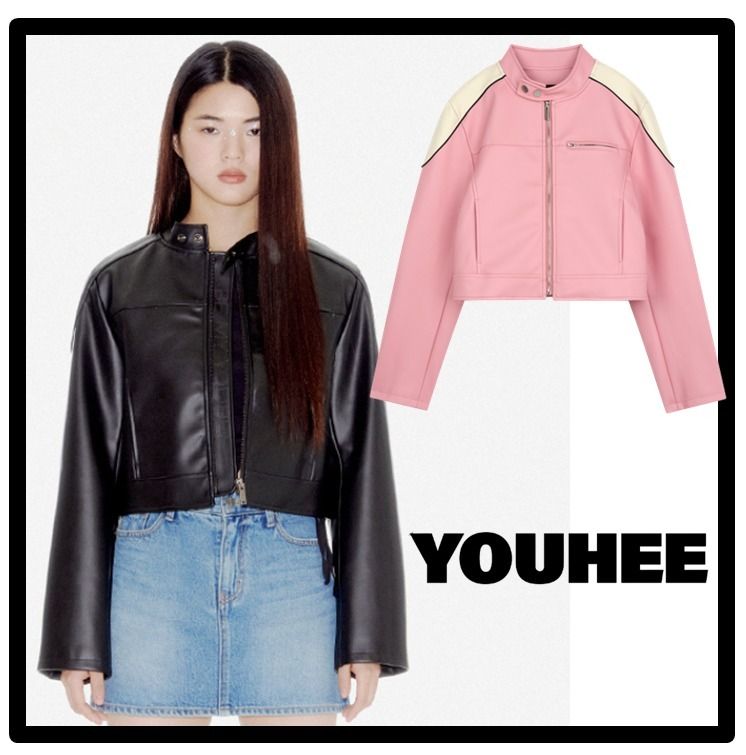 IVEウォニョン着用☆関税込☆YOUHEE☆BE MY YOUHEE BIKER JACKET
