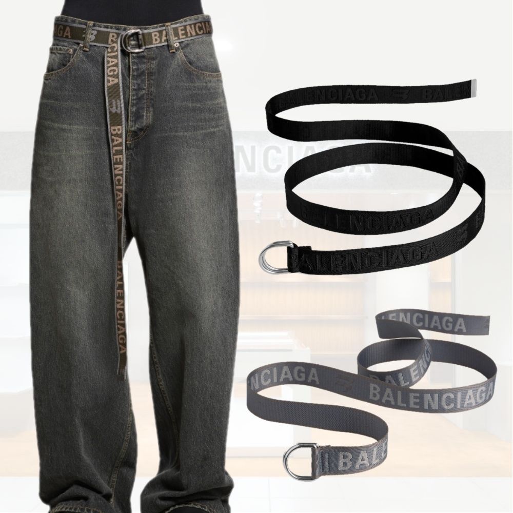 送料込直営店+BALENCIAGA+ D RING ベルト (BALENCIAGA/ベルト