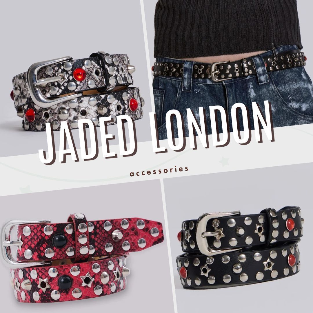 JADED LONDON スター スタッズ ベルト 送料/関税込 (JADED LONDON