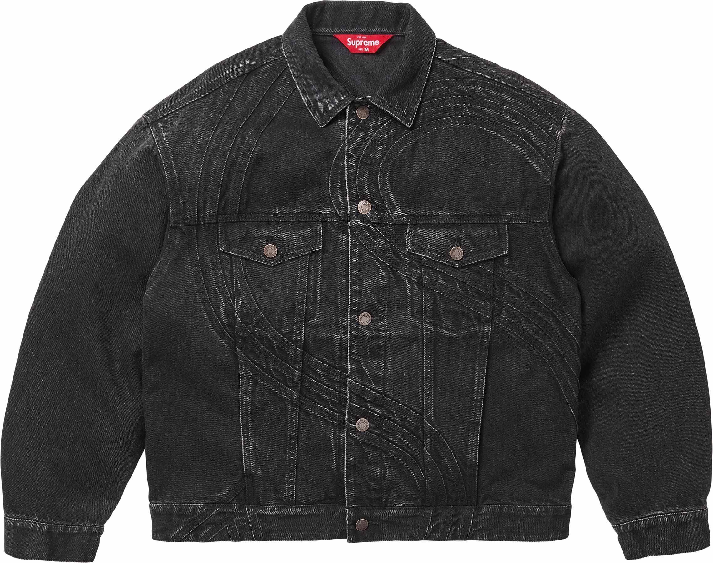 SS24 Supreme S Logo Denim Trucker Jacket - デニム ジャケット