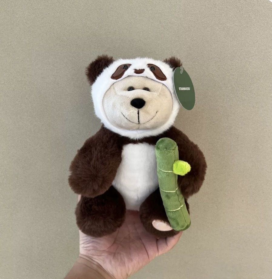 スターバックス スタバ海外中国2024ベアリスタパンダぬいぐるみ