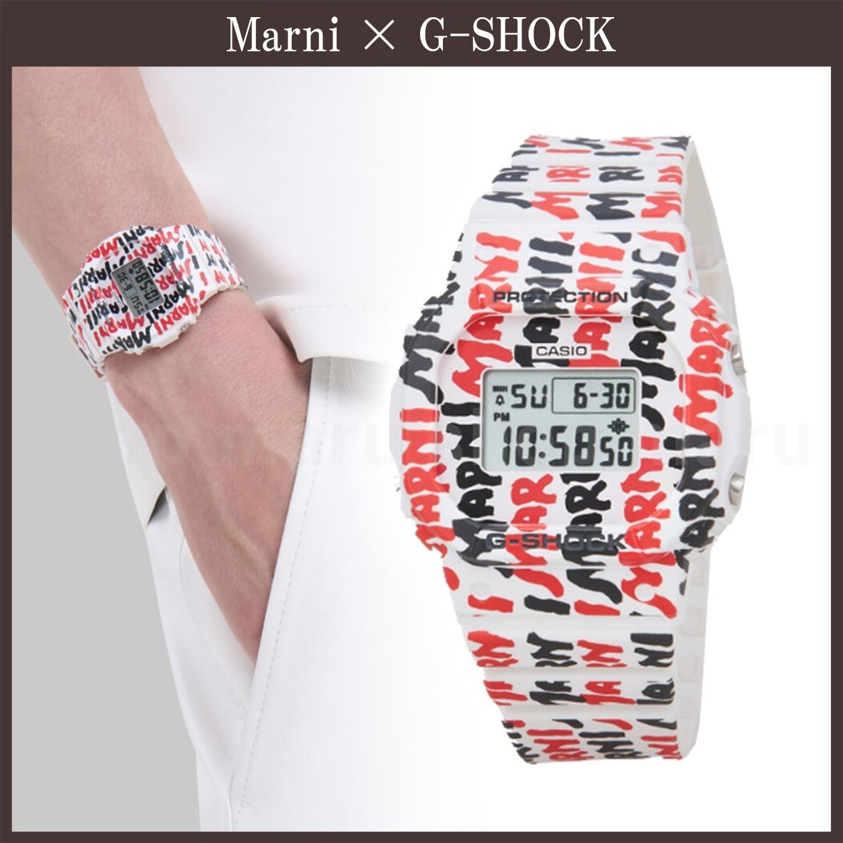 MARNI◇マルニ×G-SHOCKウォッチ◇腕時計 (MARNI/デジタル時計