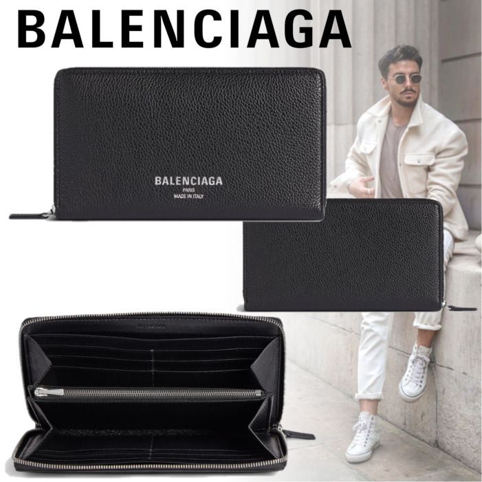日本限定*BALENCIAGA* Credit コンチネンタル ジップウォレット
