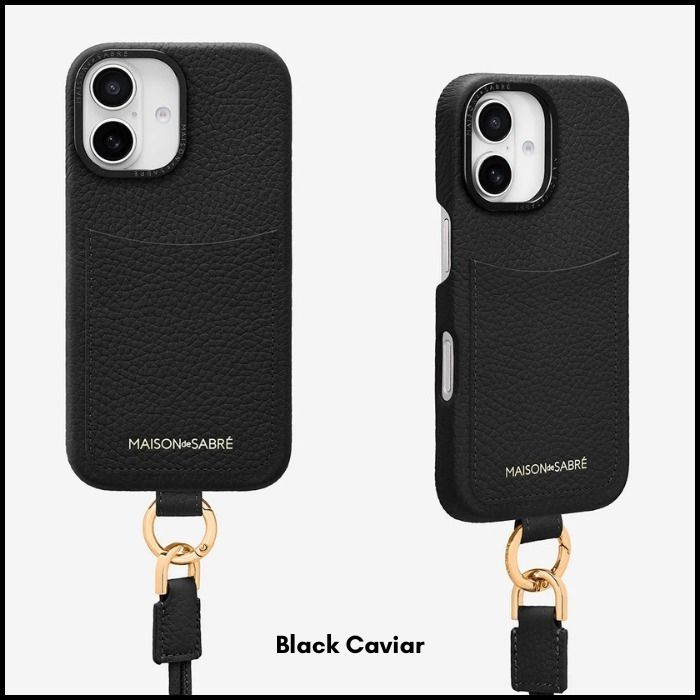MAISON de SABRE*ストラップ付スマホケース iPhone16シリーズ (MAISON