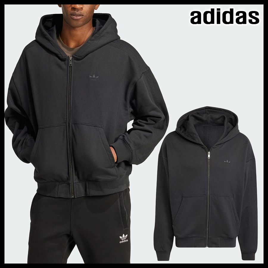 ☆adidas originals☆PREMIUM ESS FULL ZIP HOODIE☆追跡可 (adidas
