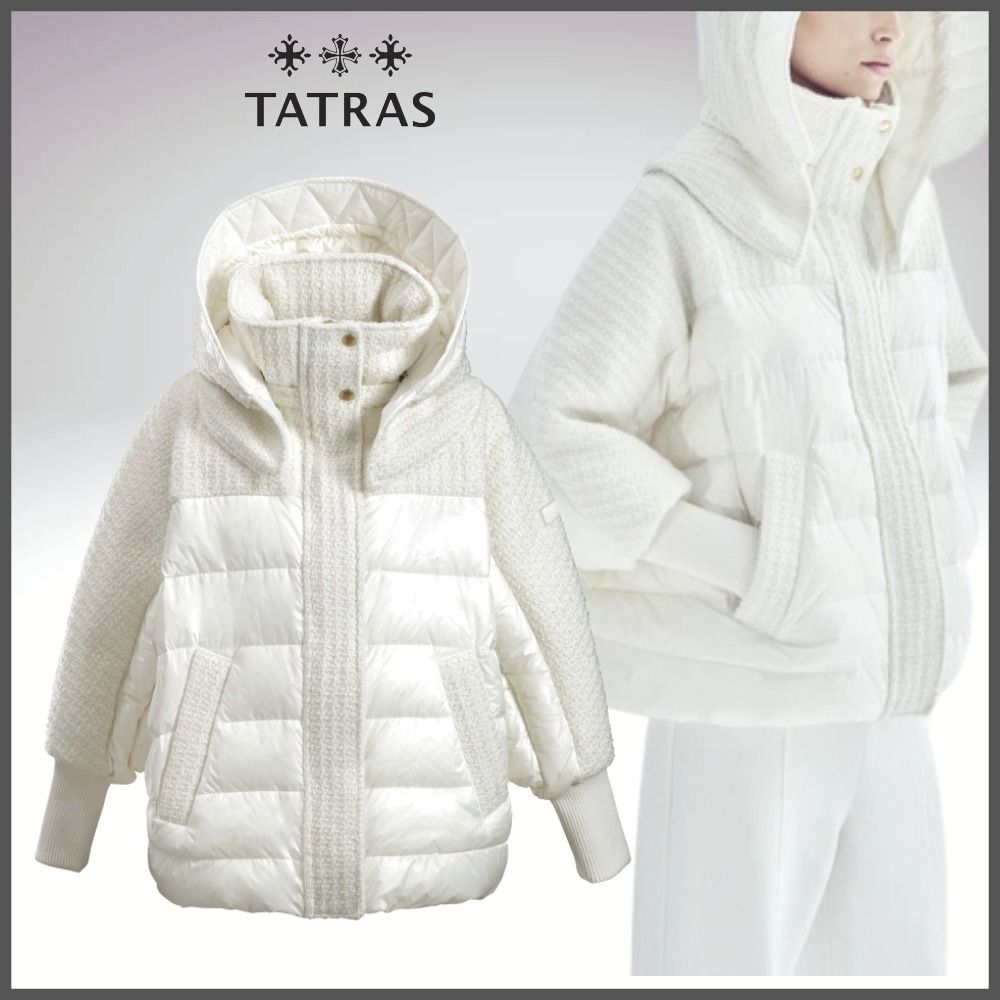 ◇関税込◇*TATRAS*直営店限定 ASTIN ツイード ダウンジャケット