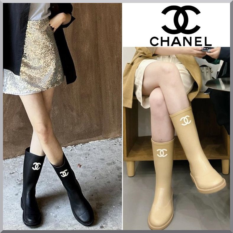 待望の再入荷☆2色》CHANEL レインブーツ 長靴 (CHANEL/レインシューズ