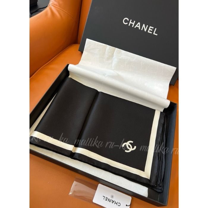 ジェニー愛用☆【CHANEL】 シャネル シルク スカーフ (CHANEL/スカーフ
