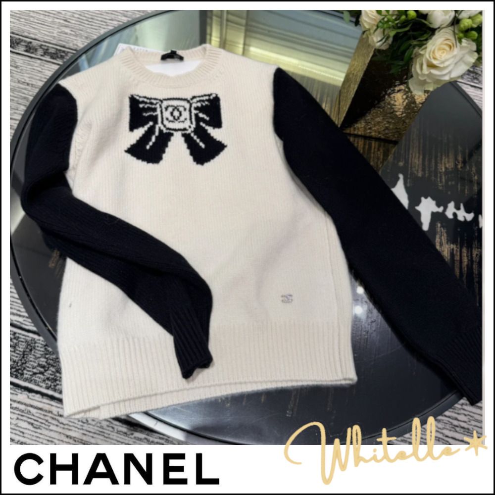 ココネージュコレクション！】CHANEL リボンニット モノトーン (CHANEL