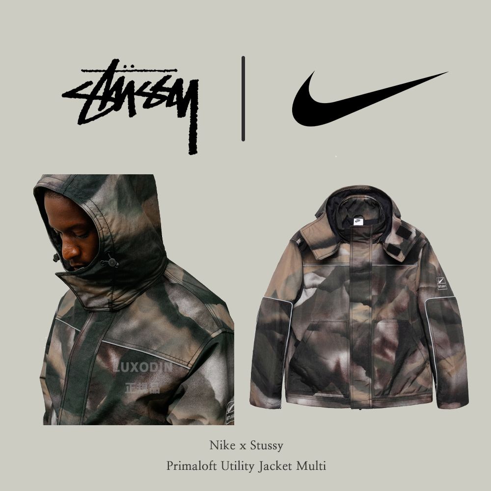 Nike x Stussy】Primaloft Utility Jacket Multi☆正規品 (STUSSY