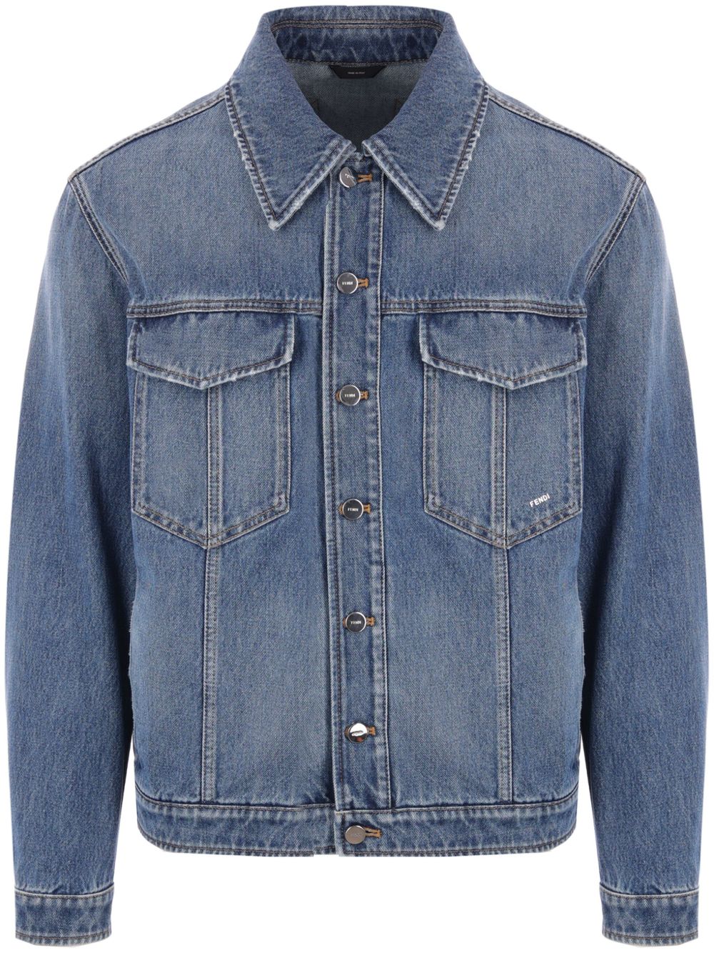 FENDI デニムジャケット | ブルー | FARFETCH JP