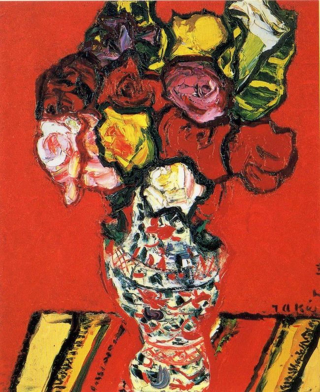 松坂屋美術館・絵葉書で綴る展示会(9/11)：『林武展』、梳る女他