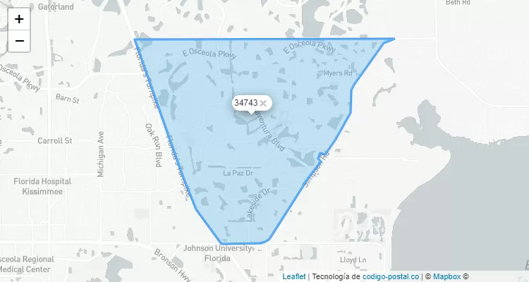 34743 ZIP Code - United States