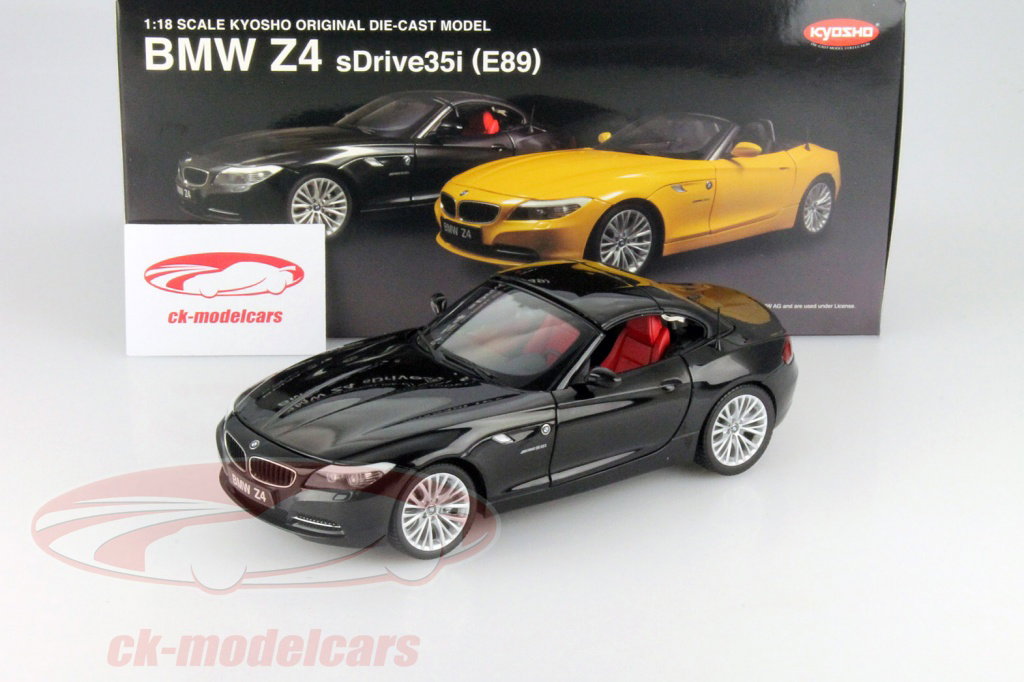 Kyosho 1:18 BMW Z4 sDrive 35i (E89) jet black 08771JBK model car