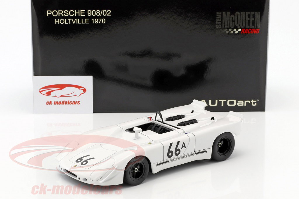AUTOart 1:18 Porsche 908/02 Gulf Steve McQueen Holtville 1970