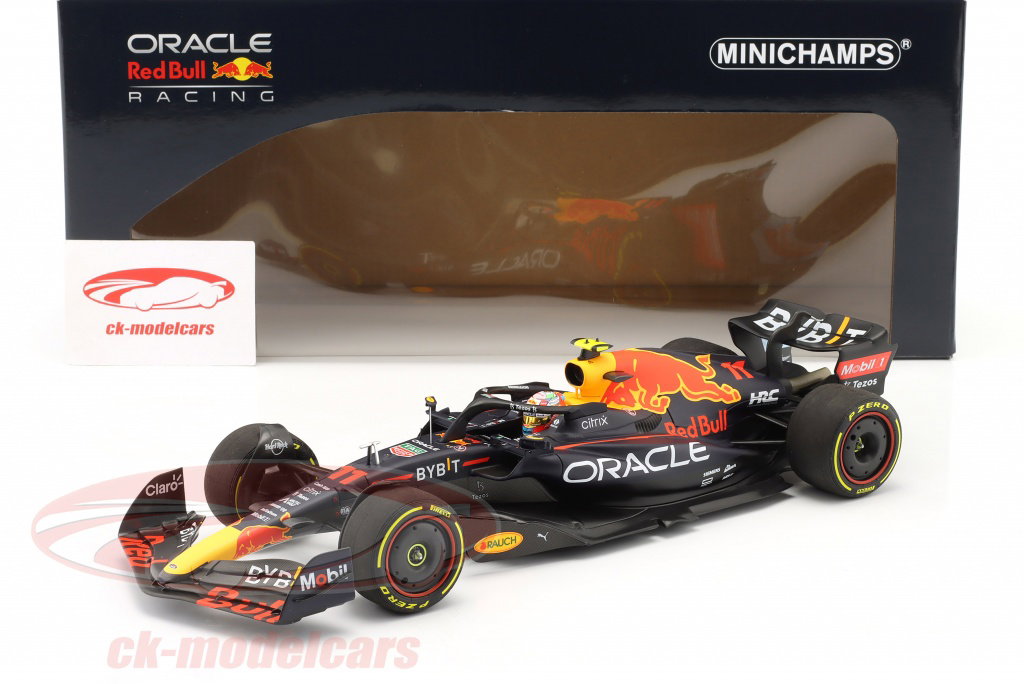 Minichamps 1:18 S. Perez Red Bull Racing RB18 #11 4th Miami GP