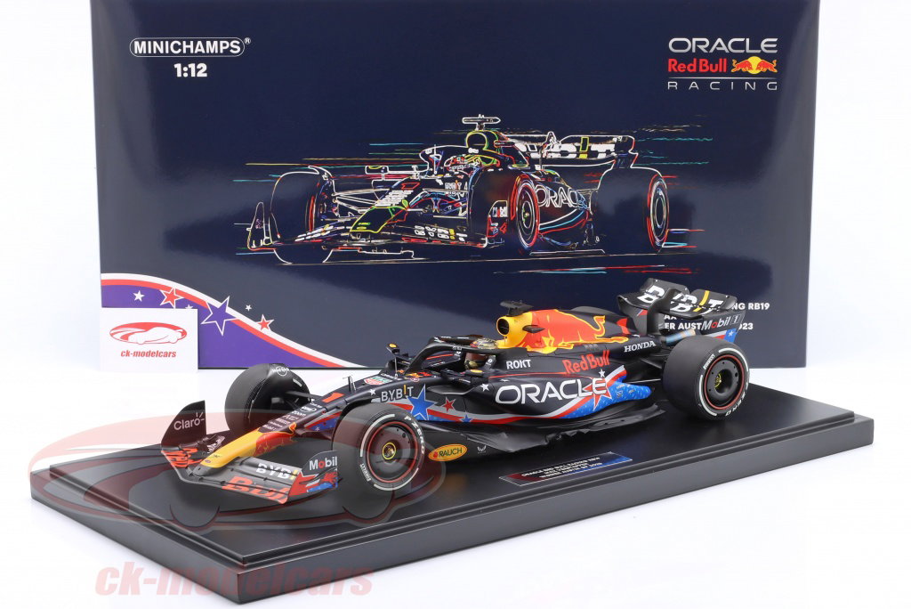 Minichamps 1:12 M. Verstappen Red Bull RB19 #1 勝者 アメリカ合衆国