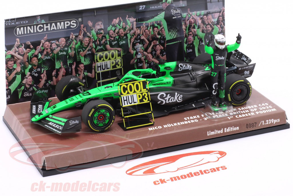 Minichamps 1:43 Nico Hülkenberg C45 #27 3rd British GP Formula 1