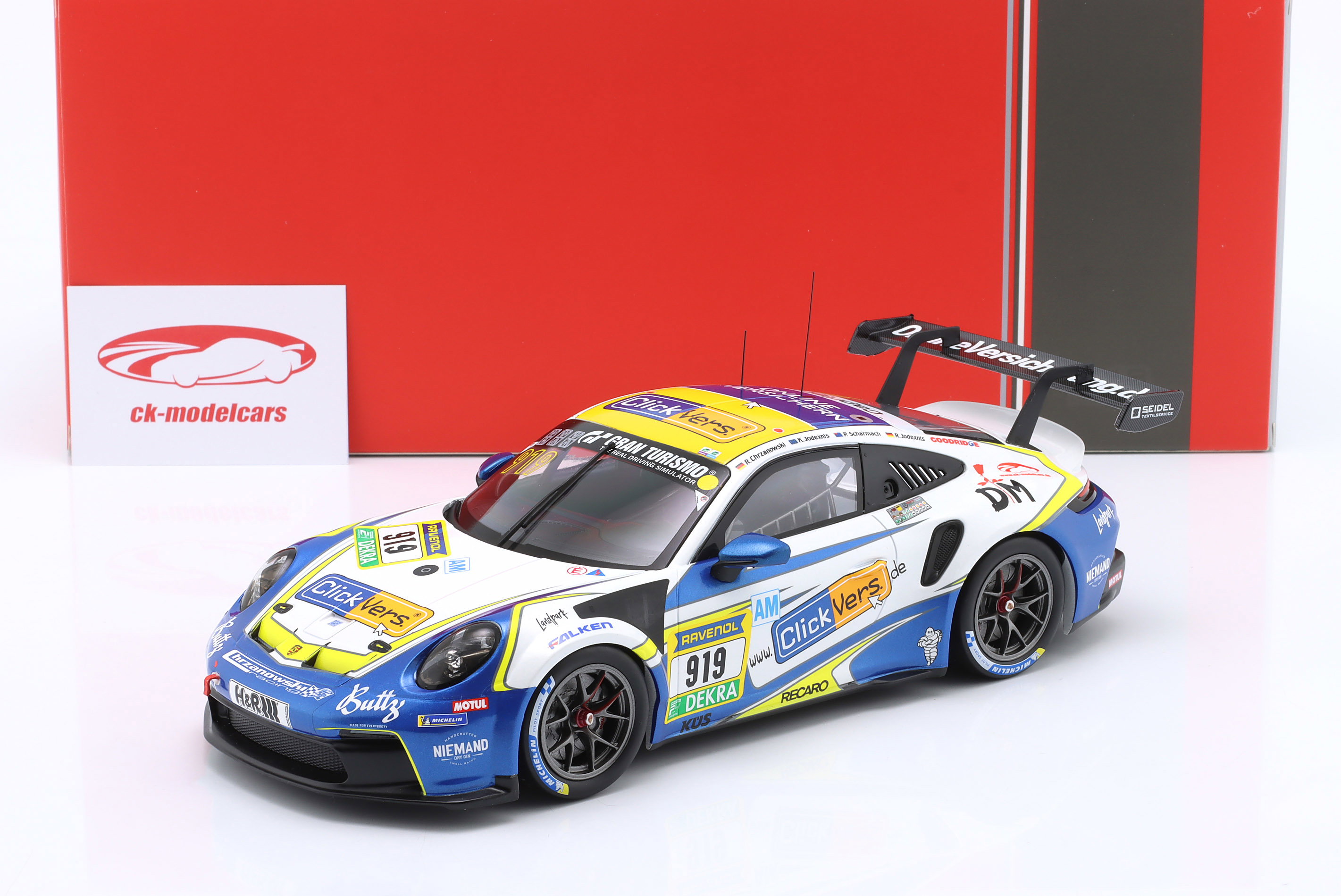 Ixo 1:18 Porsche 911 GT3 Cup #919 24h Nürburgring 2025 Jodexnis
