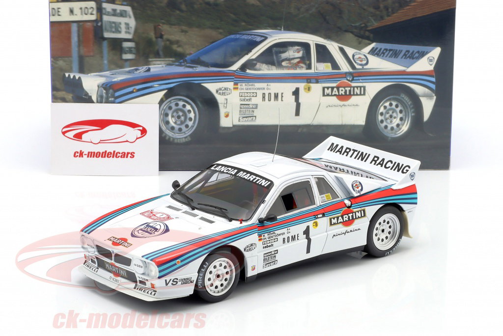 WERK83 1:18 Lancia 037 #1 Winner Rallye Monte Carlo 1983 Röhrl