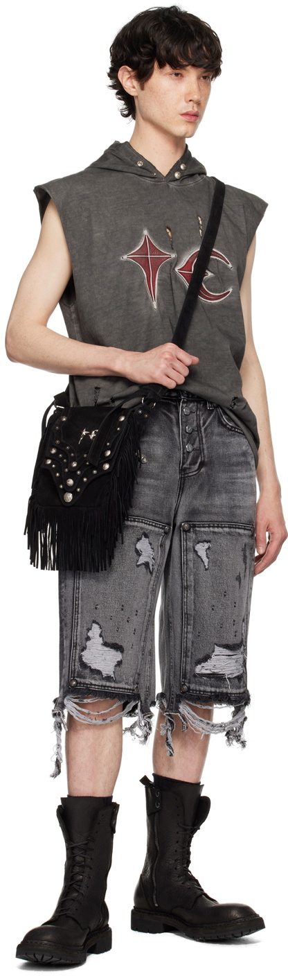 Thug Club Black Castle Cowboy Messenger Bag Thug Club