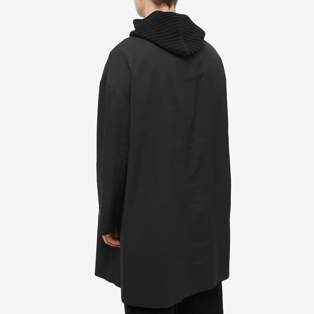 Fear Of God Men's Eternal Wool Nylon Car Coat in Black Fear Of God