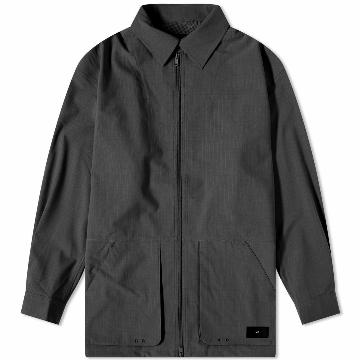 Y-3 Men's Ripstop Overshirt in Black Y-3