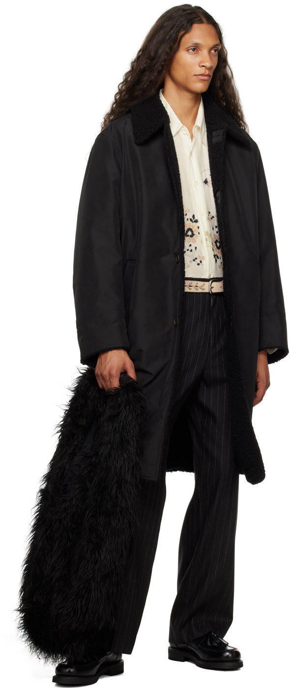 Our Legacy Black Polar Coat Our Legacy